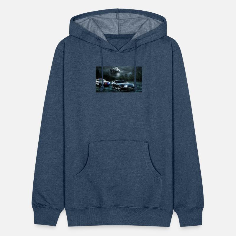 Night Chase with Speeding Sports Car