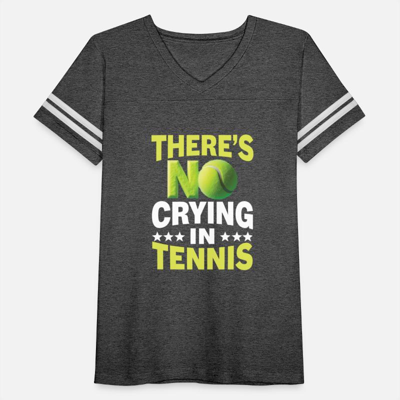 No Crying in Tennis Funny Sports Design