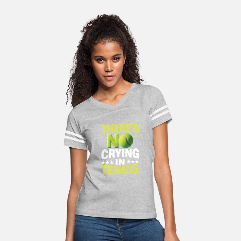 No Crying in Tennis Funny Sports Design