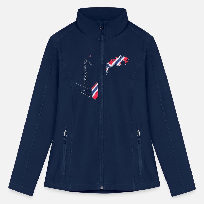 Norway Flag in Norway Map EN