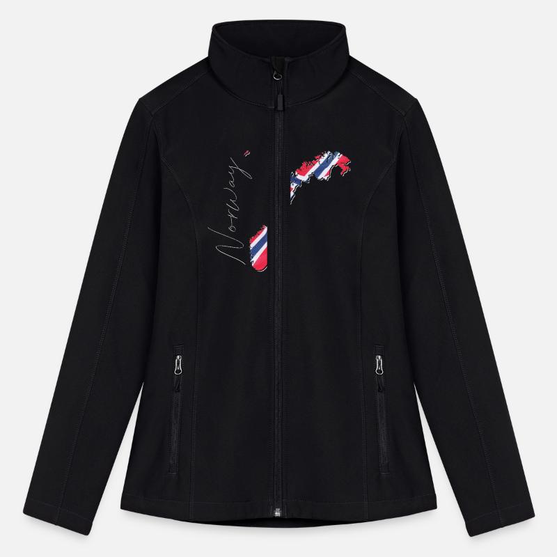 Norway Flag in Norway Map EN