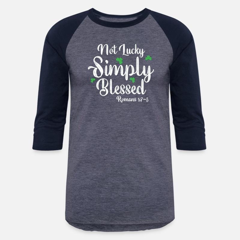 Not Lucky Simply Blessed Romans 478 Clover Verse C