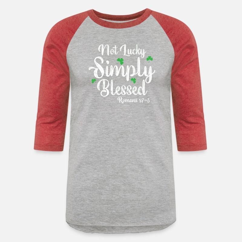 Not Lucky Simply Blessed Romans 478 Clover Verse C