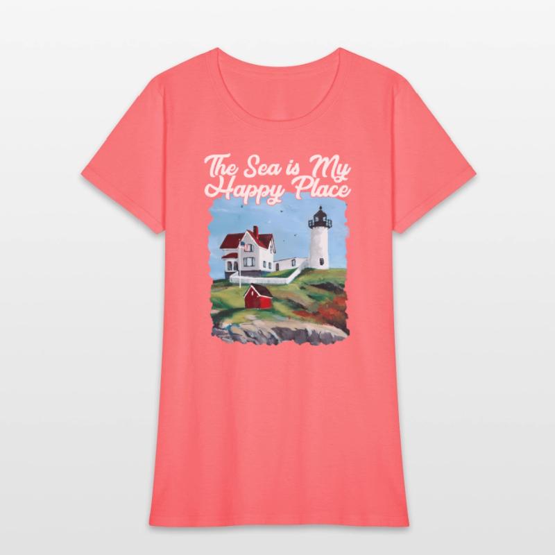 Nubble Lighthouse Maine Lighthouse Painting Summer