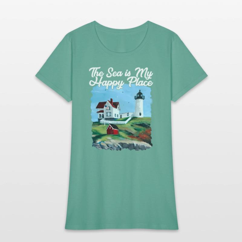 Nubble Lighthouse Maine Lighthouse Painting Summer