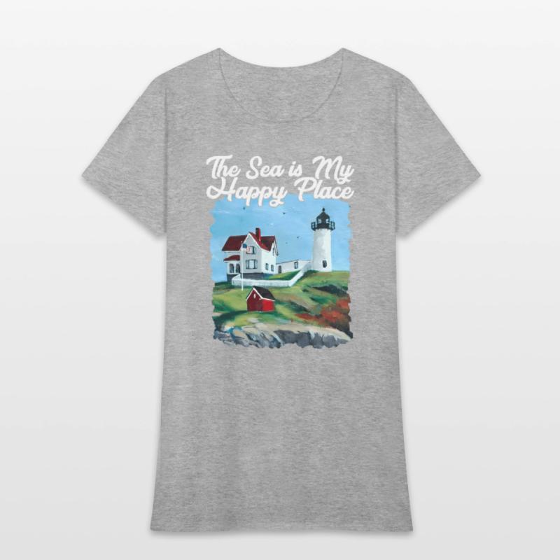 Nubble Lighthouse Maine Lighthouse Painting Summer