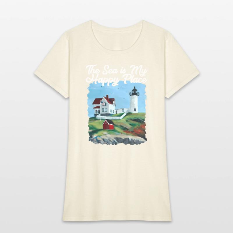 Nubble Lighthouse Maine Lighthouse Painting Summer