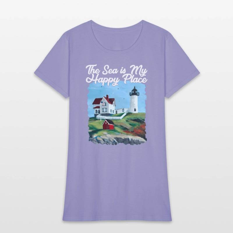 Nubble Lighthouse Maine Lighthouse Painting Summer