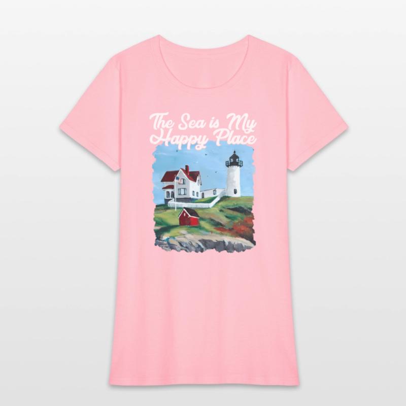 Nubble Lighthouse Maine Lighthouse Painting Summer