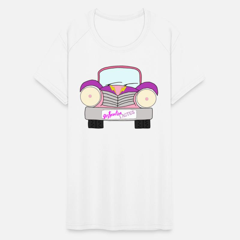 Old Car Girly Distraction Tactics Pink and Purple