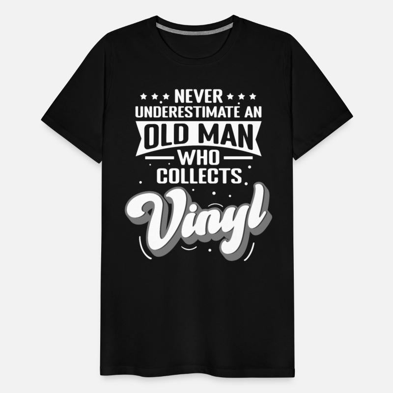 Old Man collects Vinyl