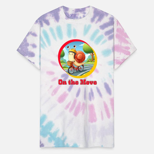 On the Move Snail: Pedaling Determination Illustra