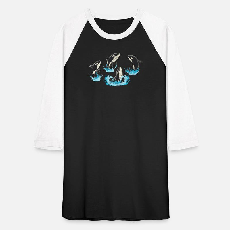 Orca Killer Whale Family Whale Lover Water Jump Ce