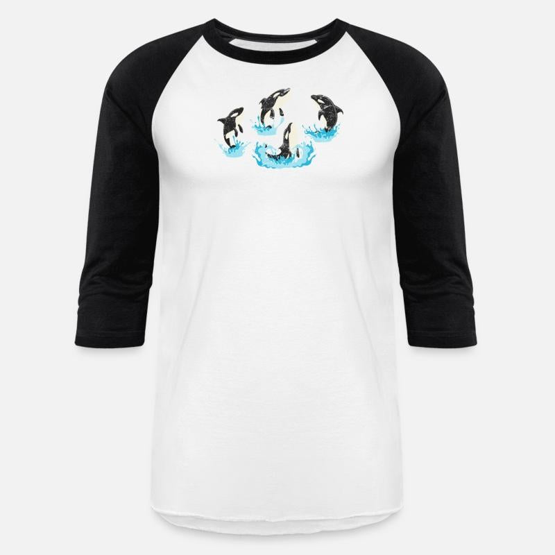 Orca Killer Whale Family Whale Lover Water Jump Ce