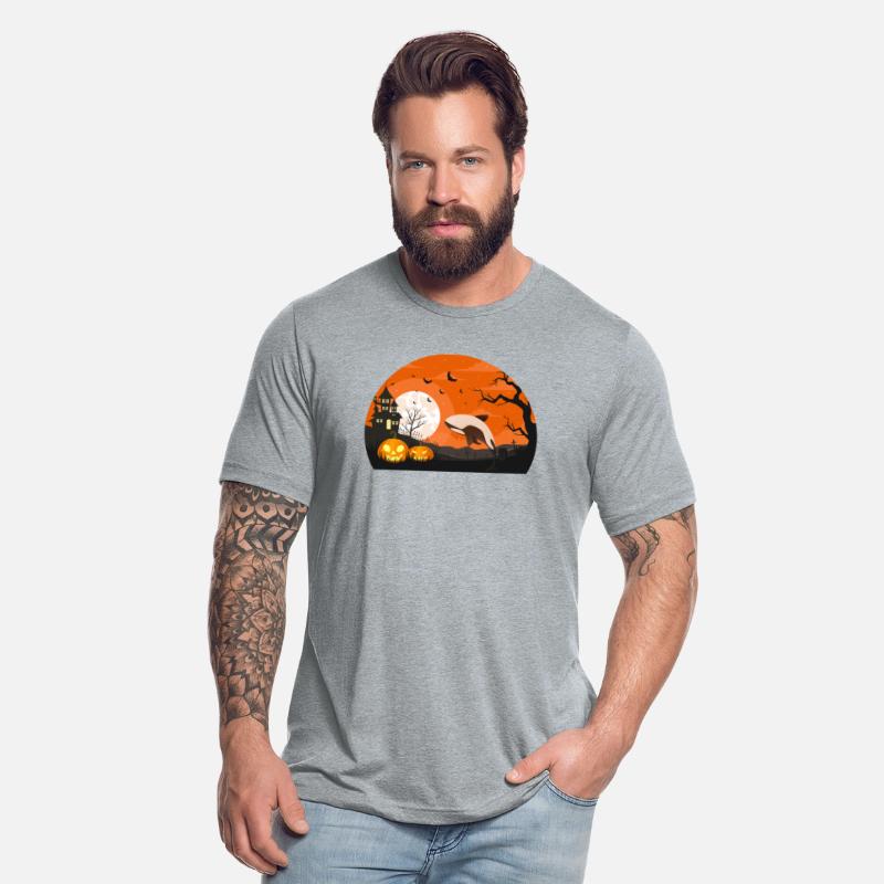 Orca Killer Whale Moonlight Funny Halloween Costum