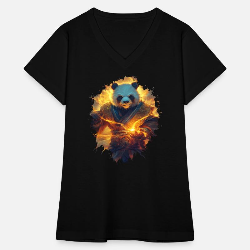 Panda Master With Bright Powerful Energy