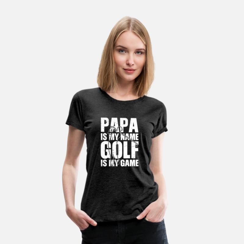 Papa is my name Golf is my Game Golfing Shirt