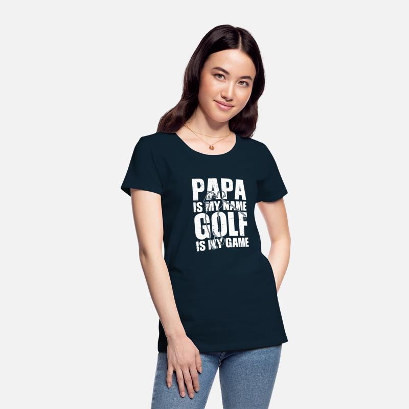 Papa is my name Golf is my Game Golfing Shirt