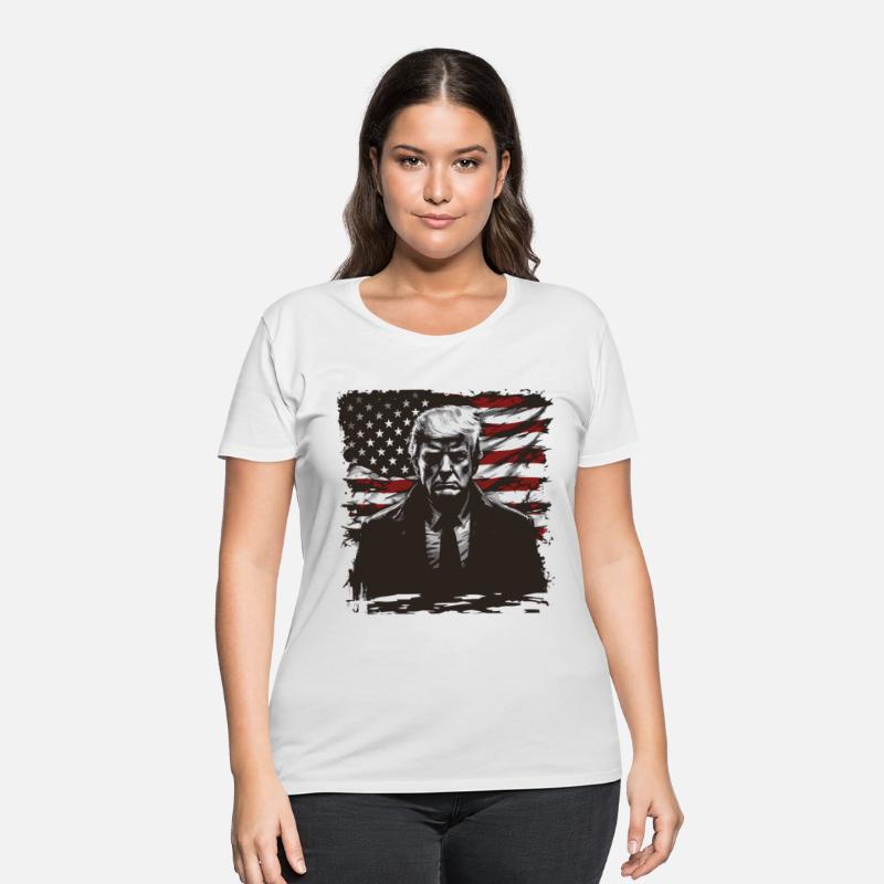 Patriotic donald Trump–Bold & Gritty American Art