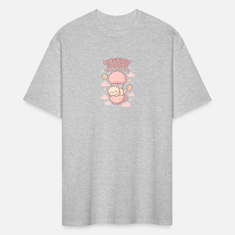 Pawsitively Floating – Kawaii Pastel Cat in Teacup