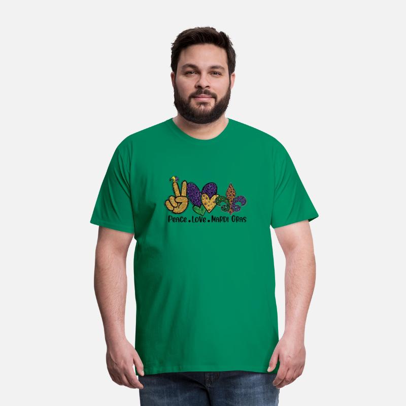 PEACE LOVE MARDI GRAS