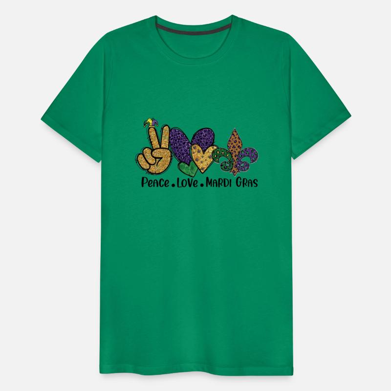 PEACE LOVE MARDI GRAS