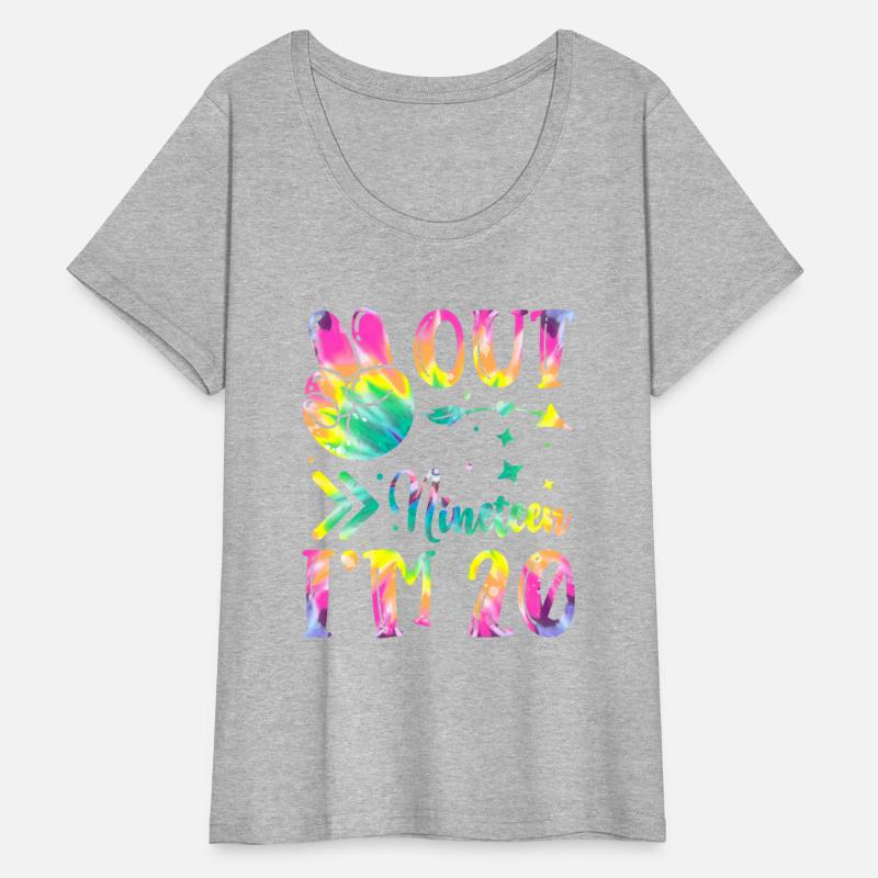 Peace Out Nineteen I'm 20 | Tie Dye Themed