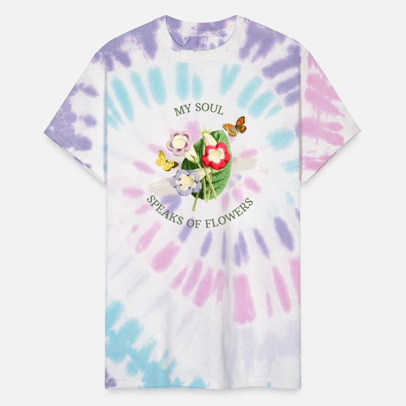 Picture Of Colorful Flowers And Butterflies