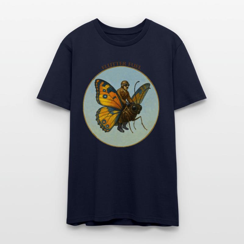 Pilot Riding on the Back of a Huge Butterfly URM