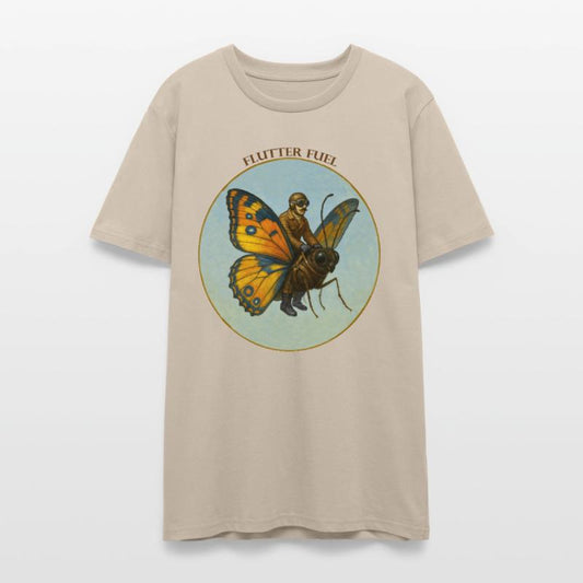 Pilot Riding on the Back of a Huge Butterfly URM