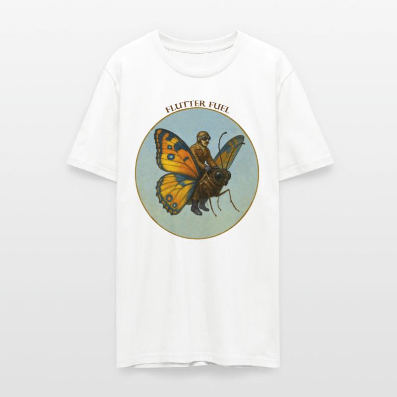 Pilot Riding on the Back of a Huge Butterfly URM