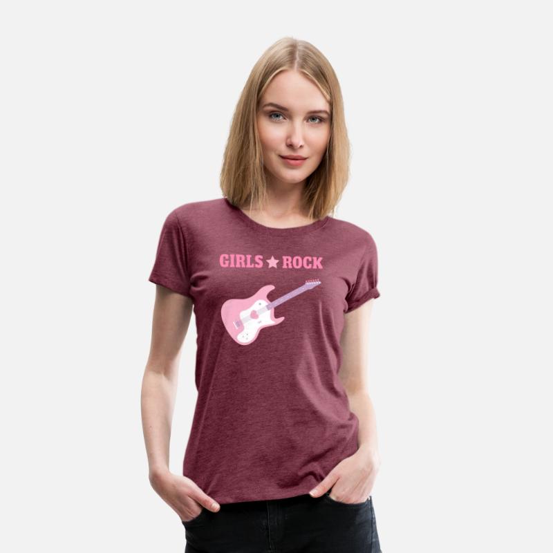 Pink Guitar Girls Rock