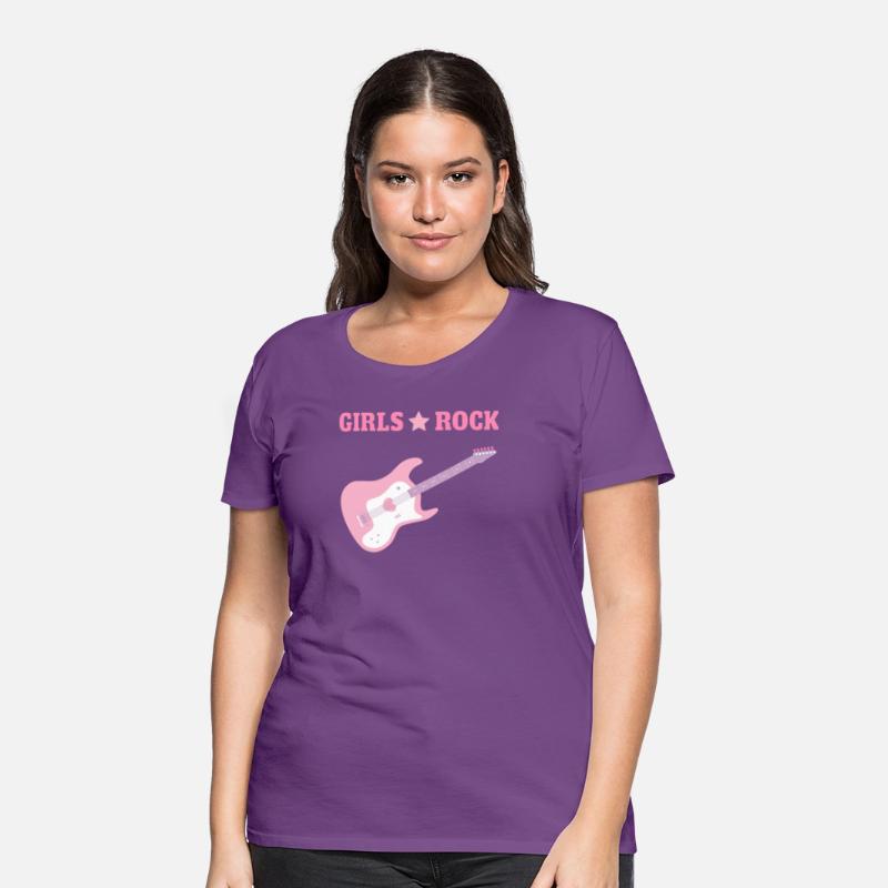 Pink Guitar Girls Rock