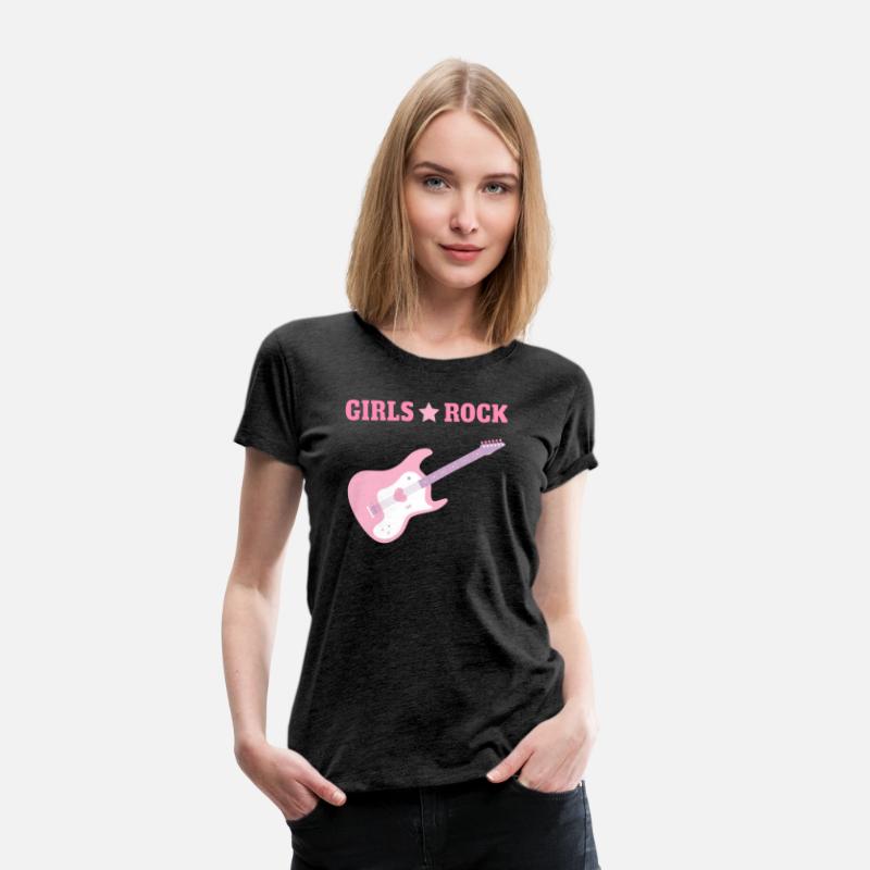 Pink Guitar Girls Rock