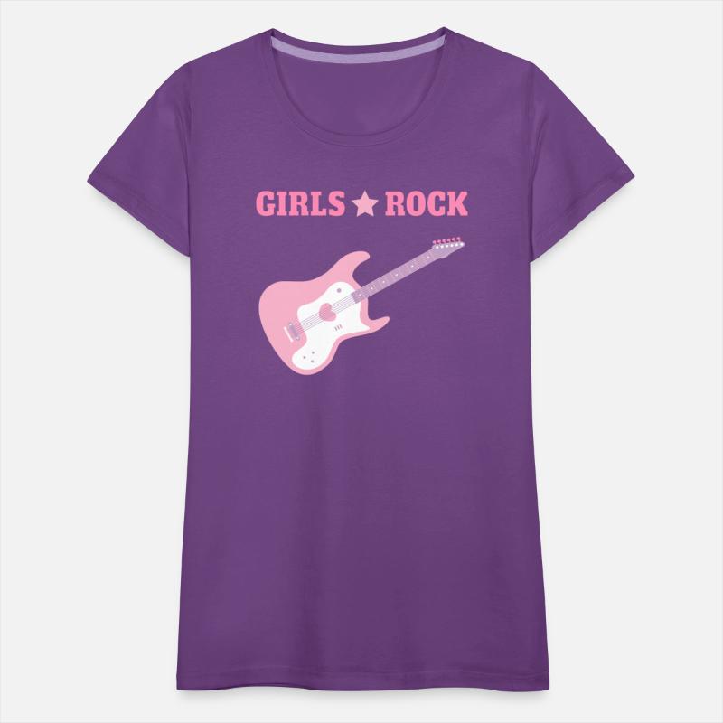 Pink Guitar Girls Rock