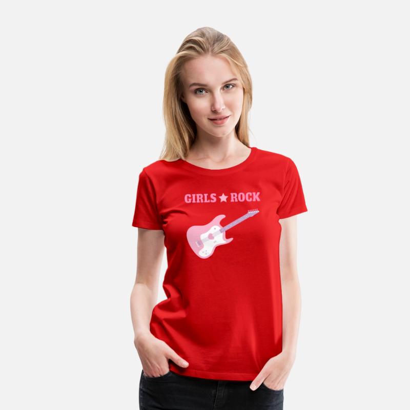 Pink Guitar Girls Rock