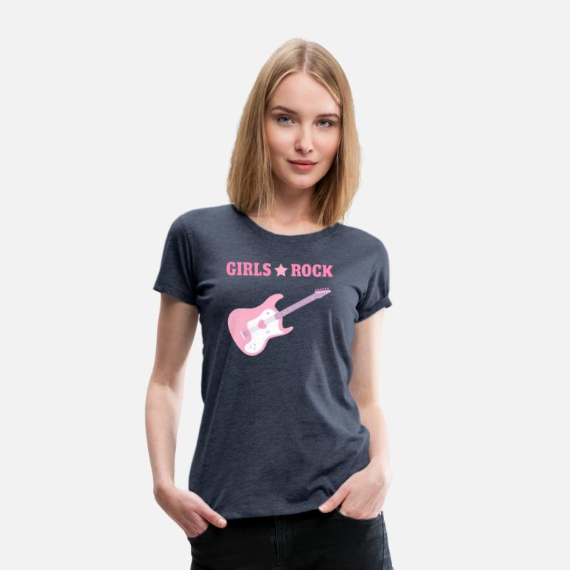 Pink Guitar Girls Rock