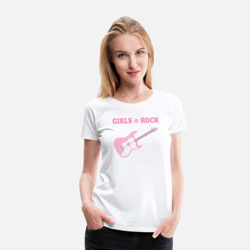 Pink Guitar Girls Rock