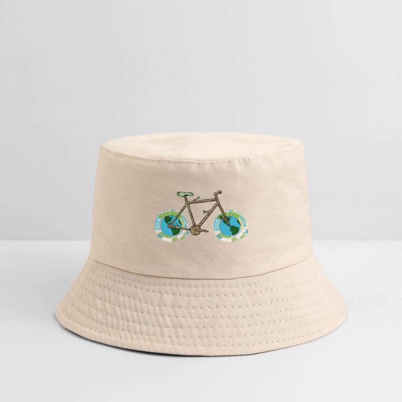 Planet Bike, Aesthetic Green Planet Earth Bicycle