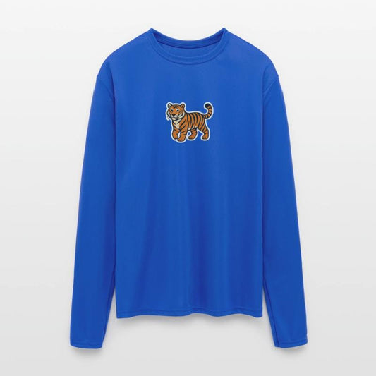 Playful Tiger Mascot Sticker