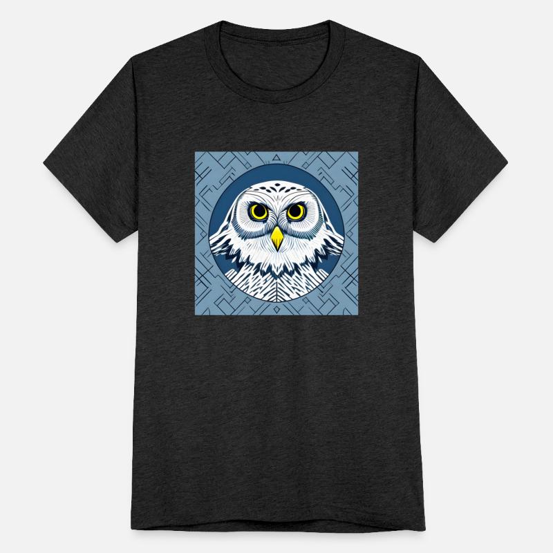 Pop Art Snowy Owl Face