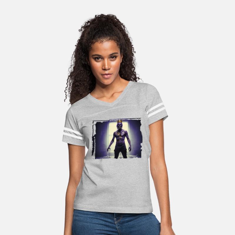 Portrait full body zombie with gold crown