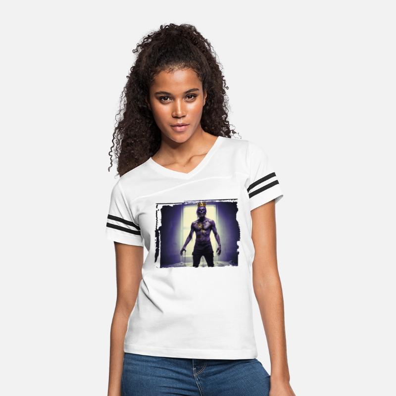 Portrait full body zombie with gold crown