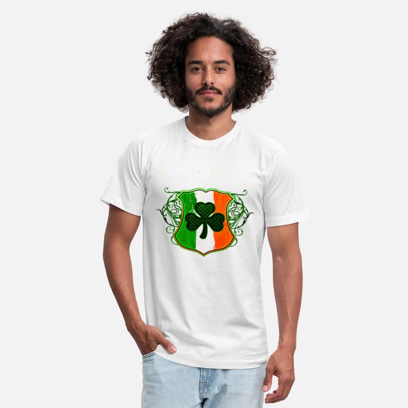 Power Irish Surname Ireland Flag Shield Shamrock