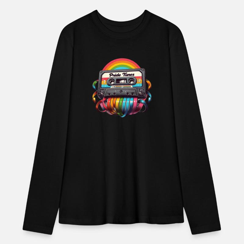 Pride Tunes Rainbow Cassette Design