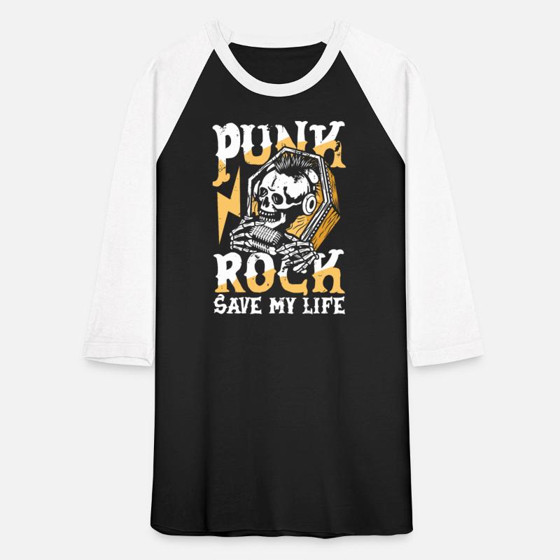 Punk rock saved my life | crazy mohawk skull