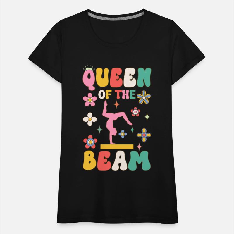 Queen Of The Beam Groovy Gymnast Gymnastics Acroba