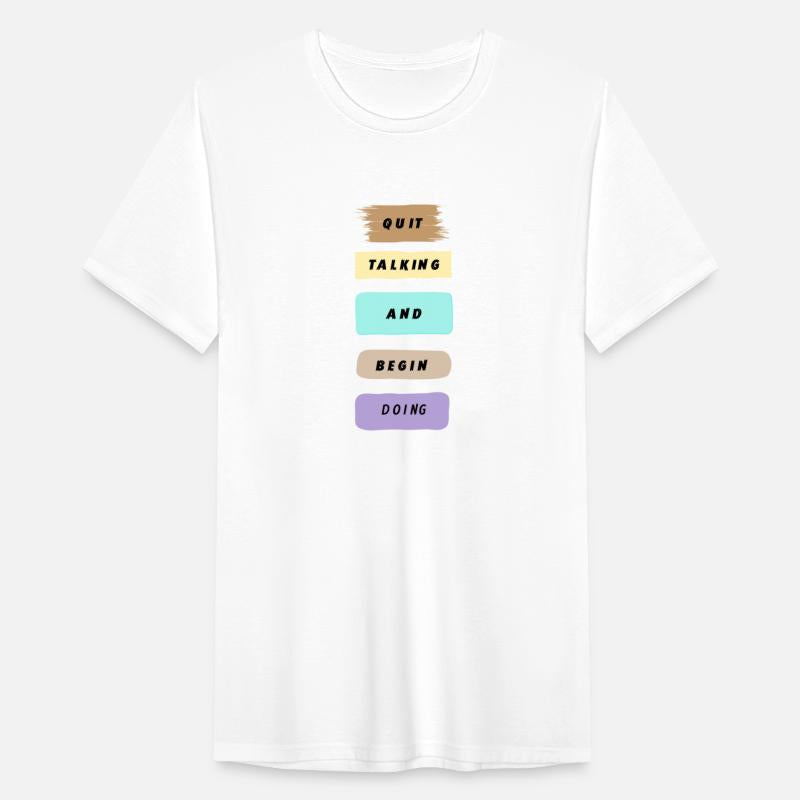 Quit talking and begin doing