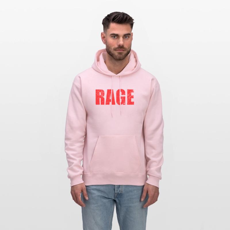Rage Large Letter Red Text