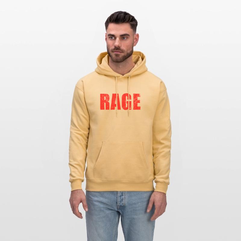 Rage Large Letter Red Text